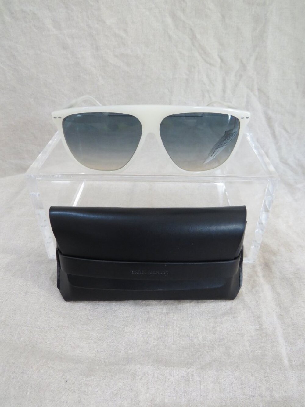 New Isabel Marant Pilot Sunglasses Women - Off White - With Branded Case - Picture 2 of 8